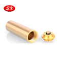 Factory CNC Turning Custom Size Aluminum Anodized Single Cigar Tube